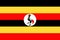 Uganda Flag Vector Flat Icon