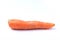 Ugly Carrot on a White Background