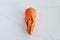 Ugly carrot â€“ trendy food waste concept