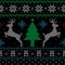 Ugly Christmas sweater style seamless pattern