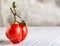 Ugly fruit or vegetable. Severely malformed mutant tomato. Food shops mostly prefer the best quality fruit and