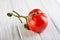 Ugly fruit or vegetable. Severely malformed mutant tomato. Food shops mostly prefer the best quality fruit and vegetables. Ugly