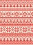 Ugly sweater Merry Christmas Happy New Year Vector illustration knitted background seamless pattern folk style scandinavian