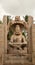 Ugra Narsimha or Lakshmi Narsimha temple at Hampi. The man-lion avatar of Lord Vishnu - seated in a yoga position.