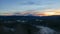 UHD 4k Time Lapse of Thick Rolling Fog Over Crooked River with Mt Hood in Oregon