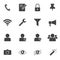 UI elements vector icons set