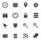 UI, Web essentials vector icons set