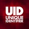UID - Unique identifier acronym concept background