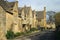 UK, Cotswolds, picturesque street in Stanton village