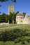 UK, Gloucestershire, Cotswolds, Chipping Campden church and gatehouse