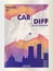 UK United Kingdom Cardiff skyline city gradient vector poster