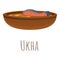 Ukha icon, cartoon style