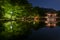 Ukimido Pavilion and the reflections in the lake, Nara, Japan