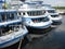 Ukraine. Cruise motor ships at the Kiev mooring on Dnepr