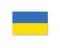 Ukraine Flag Flat Icon Unity Peace Humanity Harmony Patriotism Solidarity Democracy Freedom Ukrainian Illustration