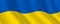 Ukraine flag horizontal vector background with copy space.