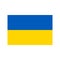 Ukraine flag illustration