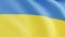 ukraine flag national symbol blue yellow 3d render