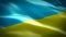 Ukraine flag video waving in wind. Realistic Ukrainian Flag background. Kiev Ukraine Flag Looping Closeup 1080p Full HD 1920X1080