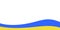 Ukraine flag wave flowing banner