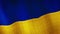 Ukraine flag waving, A flag animation background. Ukraine flag waving in wind video footage.