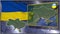 Ukraine infographic animation map