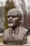 Ukraine. Khmelnitsky. January 19, 2020. A bronze portrait of Lenin at the antique market