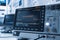 Ukraine, Kiev - November 5, 2019: Digital Oscilloscope. Electronic control instrument with display