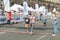 Ukraine, Kiev, Ukraine 09.09.2018 Kid\'s race on the street. Promotion of healthy lifestyles. Promotion of children\'s sports