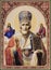 UKRAINE, ODESSA REGION, VILLAGE PETRODOLINSKOE â€“ JUNE, 22, 2017: Orthodox icon of St. Nicholas