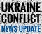 Ukraine Russia Conflict Text Header Background Illustration
