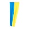 Ukraine vertical flag. National Ukrainian yellow blue flag. Ukraine pennant.