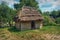 Ukrainian authentic old rural house - outbuilding.