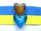 Ukrainian beads & flag