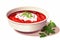 ukrainian borsch vector flat minimalistic isolated illustration