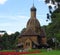 Ukrainian Church and Memorial, wooden construction - Park Tingui. Curitiba, ParanÃ¡ - Brasil. April-04-2021.