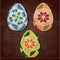 Ukrainian Easter egg pysanka.