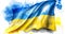 Ukrainian flag. generated by AI