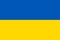 Ukrainian flag. Official State Flag of Ukraine with correct proportions and colors. Rectangle of two equal horizontal stripes: