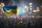 Ukrainian Flag Waves Amidst Protests: A Symbol of Freedom