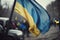 Ukrainian Flag Waves Amidst Protests: A Symbol of Freedom