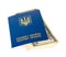 Ukrainian foreign passports and dollars