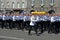 Ukrainian mariners marching at the military parade