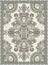 Ukrainian Oriental Floral Ornamental Carpet Design