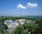 Ukrainian parliament and Mariyinsky Palace top view