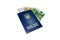 Ukrainian passport closeup