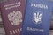 Ukrainian and Russian passports