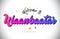 Ulaanbaatar Welcome To Word Text with Purple Pink Handwritten Font and Yellow Stars Shape Design Vector