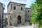 Ulcinj, Montenegro, June, 20, 2015. Hotel Palata Venezia is located in the historic old town building. Montenegro, city of Ulcinj