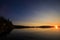Ulen lake sunset